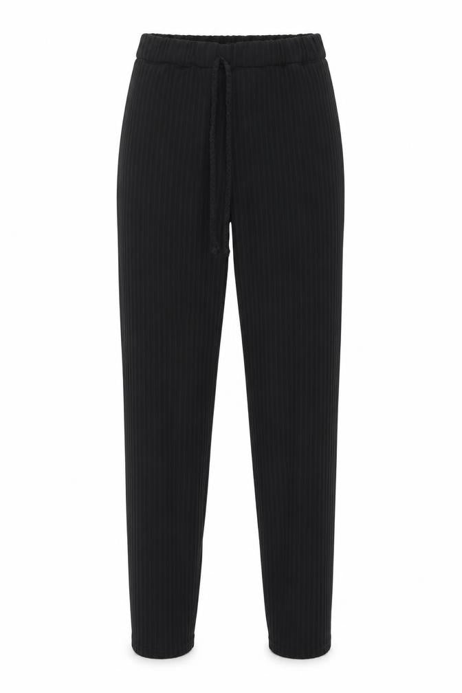 Boohoo Womens Black  Jersey Trousers  Size 8 L25 in