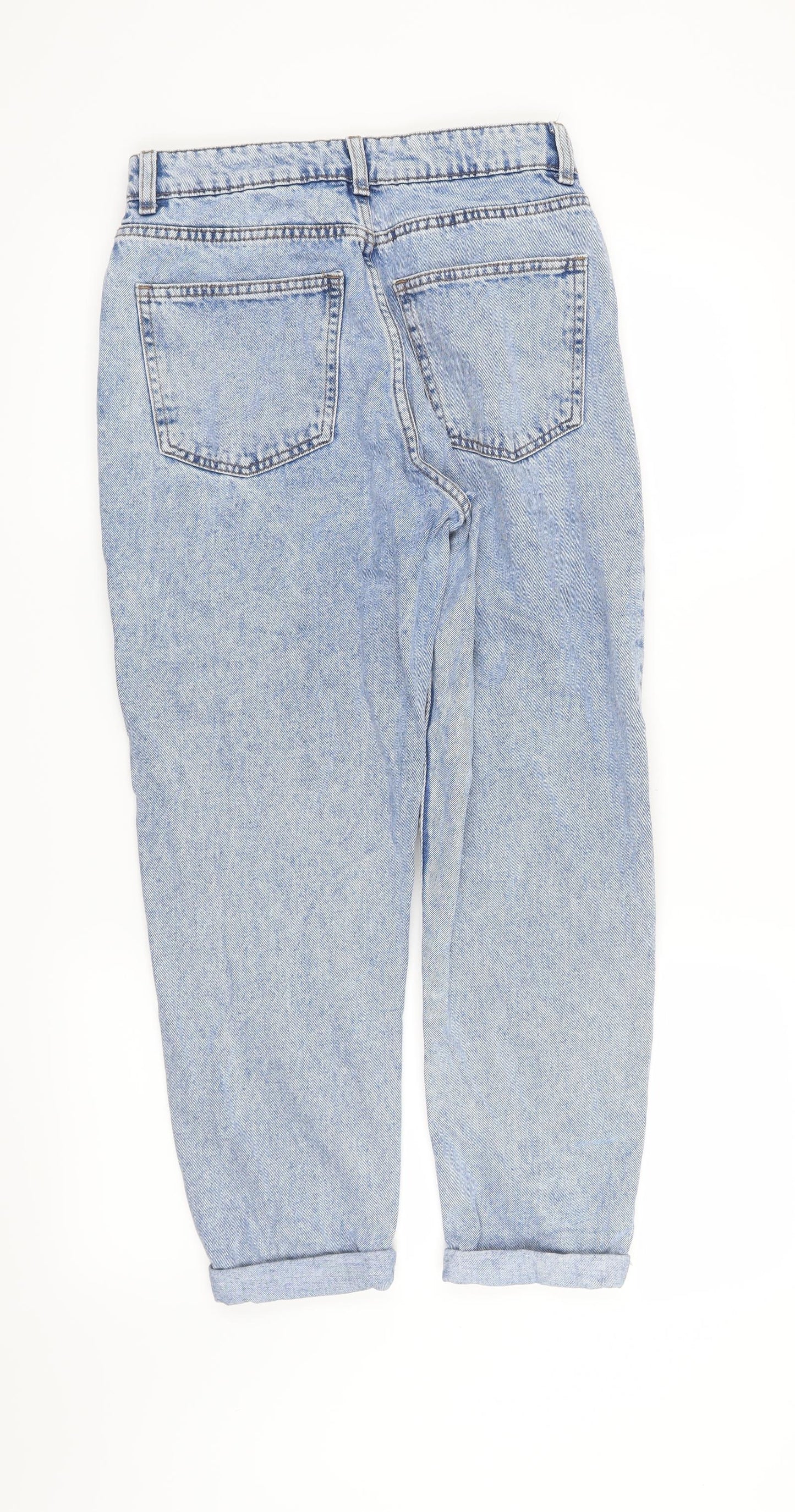 Denim CO Womens Blue   Straight Jeans Size 10 L25 in