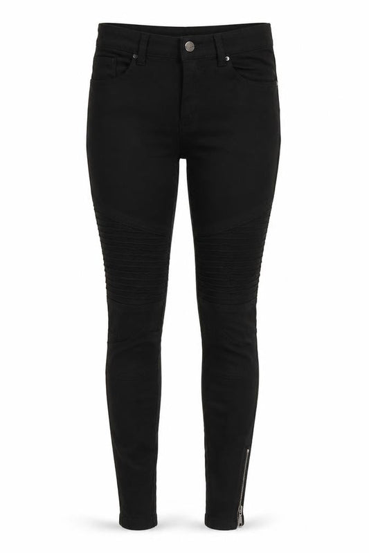 H&M Womens Black  Denim Jegging Jeans Size 8 L29 in