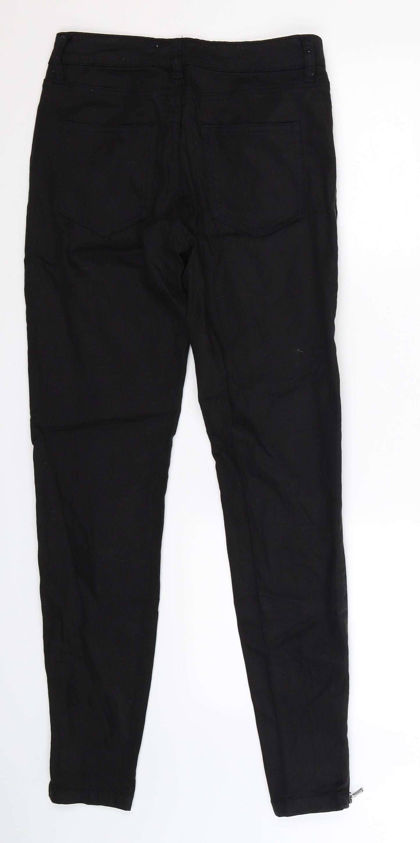 H&M Womens Black  Denim Jegging Jeans Size 8 L29 in