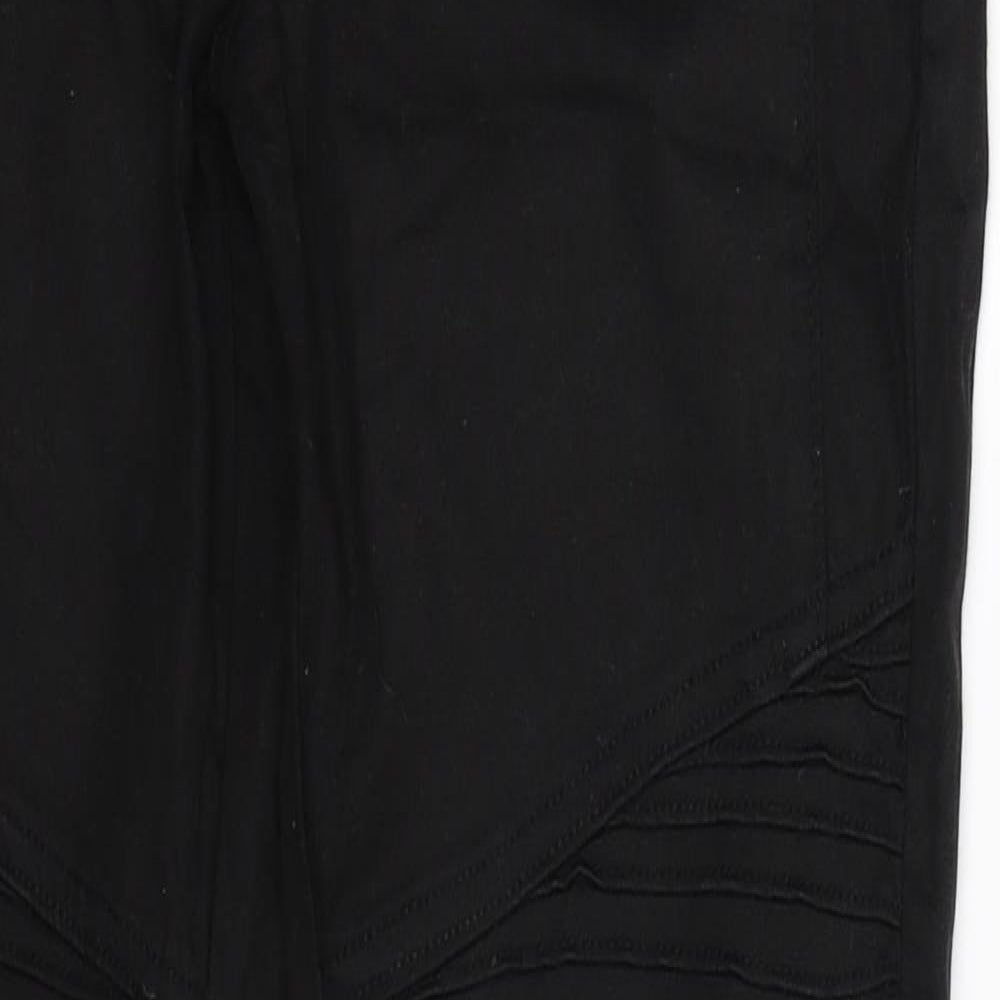 H&M Womens Black  Denim Jegging Jeans Size 8 L29 in