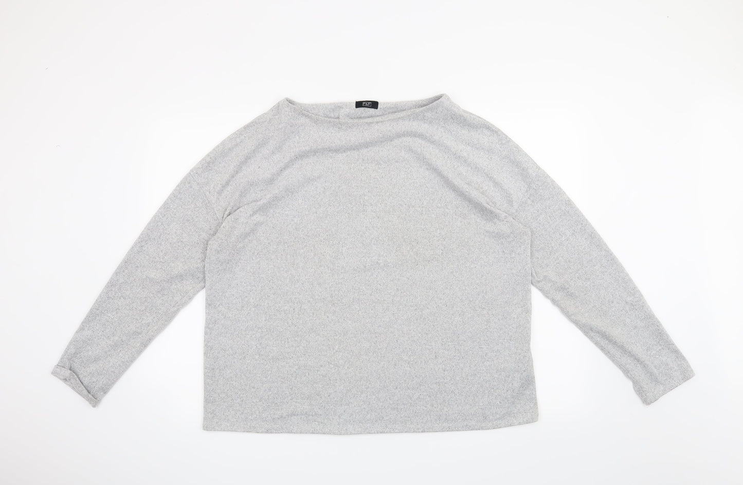 F&F Womens Grey   Pullover Jumper Size 16