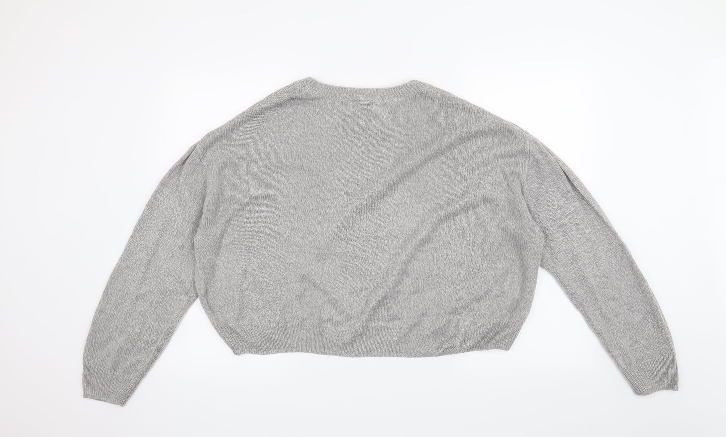 H&M Womens Grey   Pullover Jumper Size M