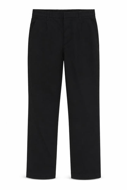 Front view of Very boys’ black dress pants trousers, size 10-11, years - school pants
