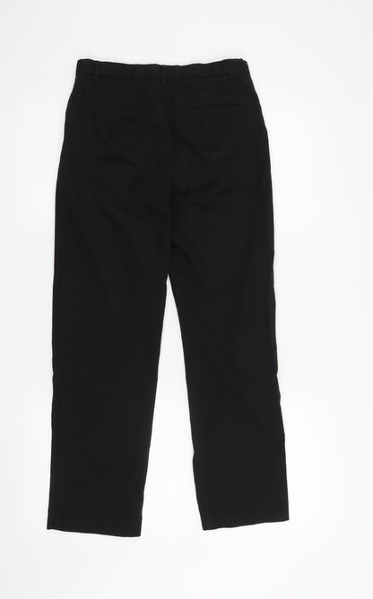 Back view of Very boys’ black dress pants trousers, size 10-11, years - school pants