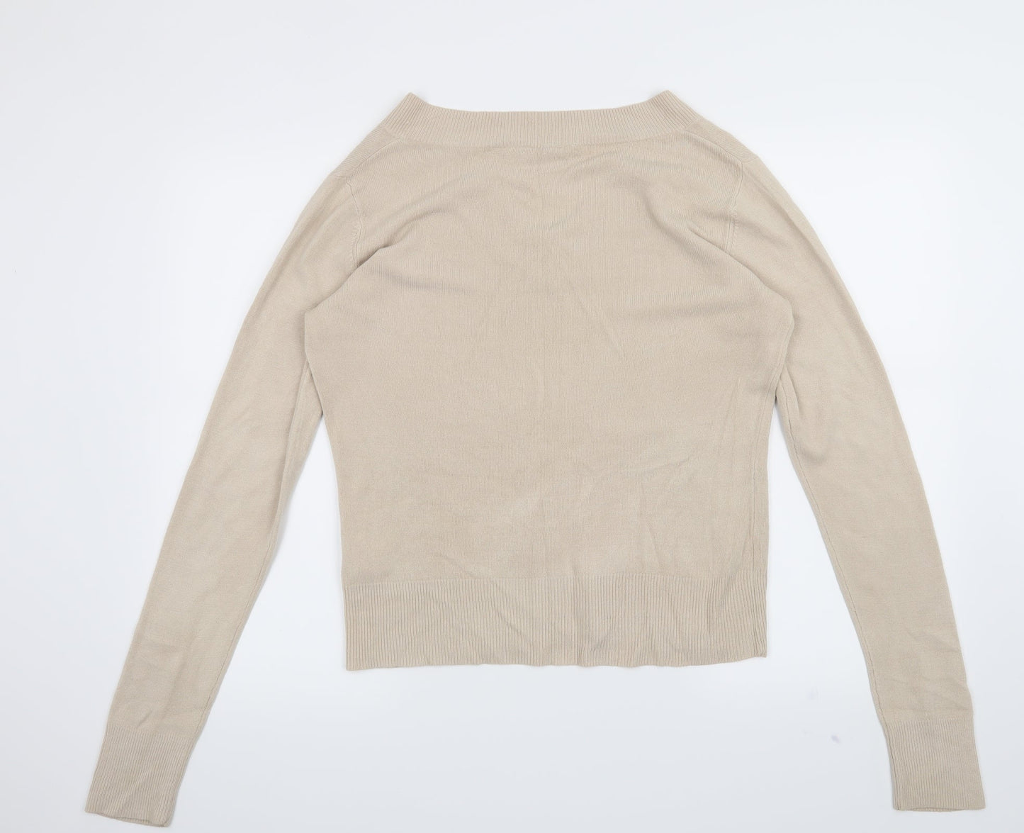 Dorothy Perkins Womens Beige   Pullover Jumper Size 16