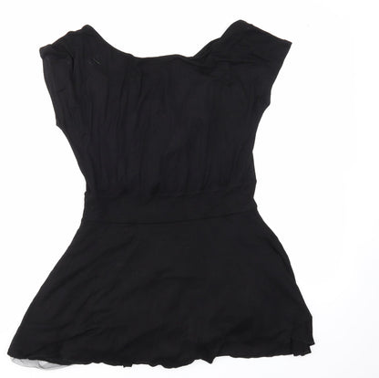 Black Womens Black   A-Line  Size M