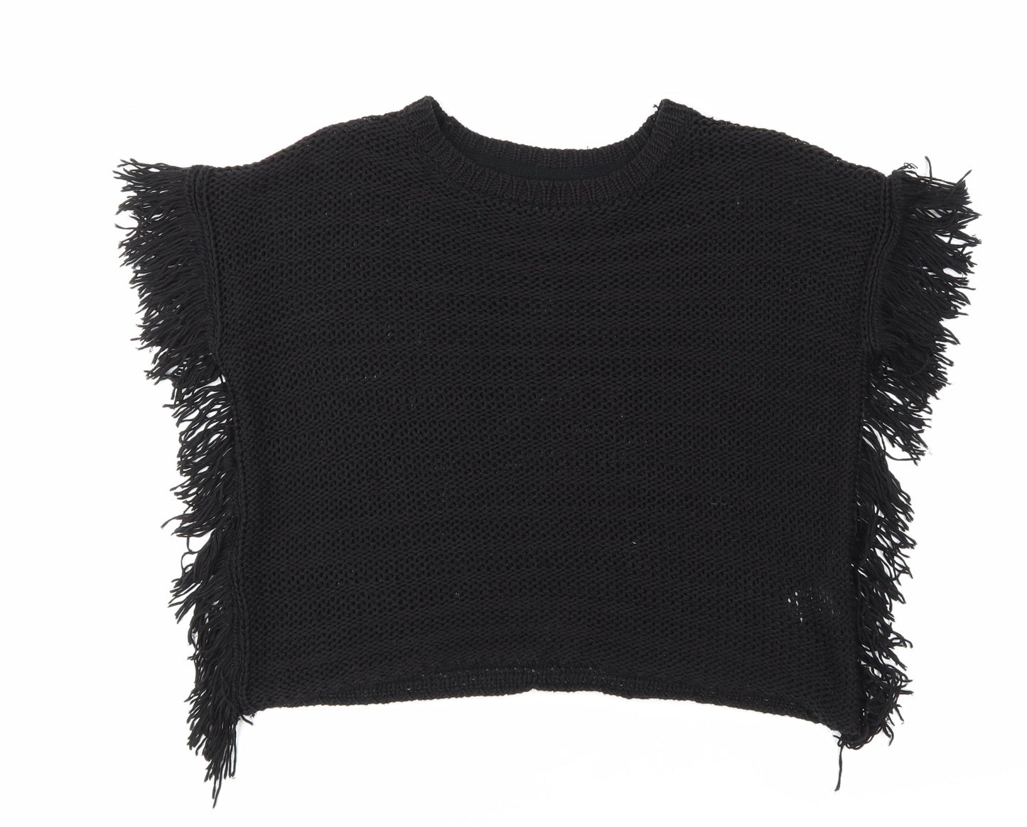 YD  Girls Black   Pullover Jumper Size 7-8 Years
