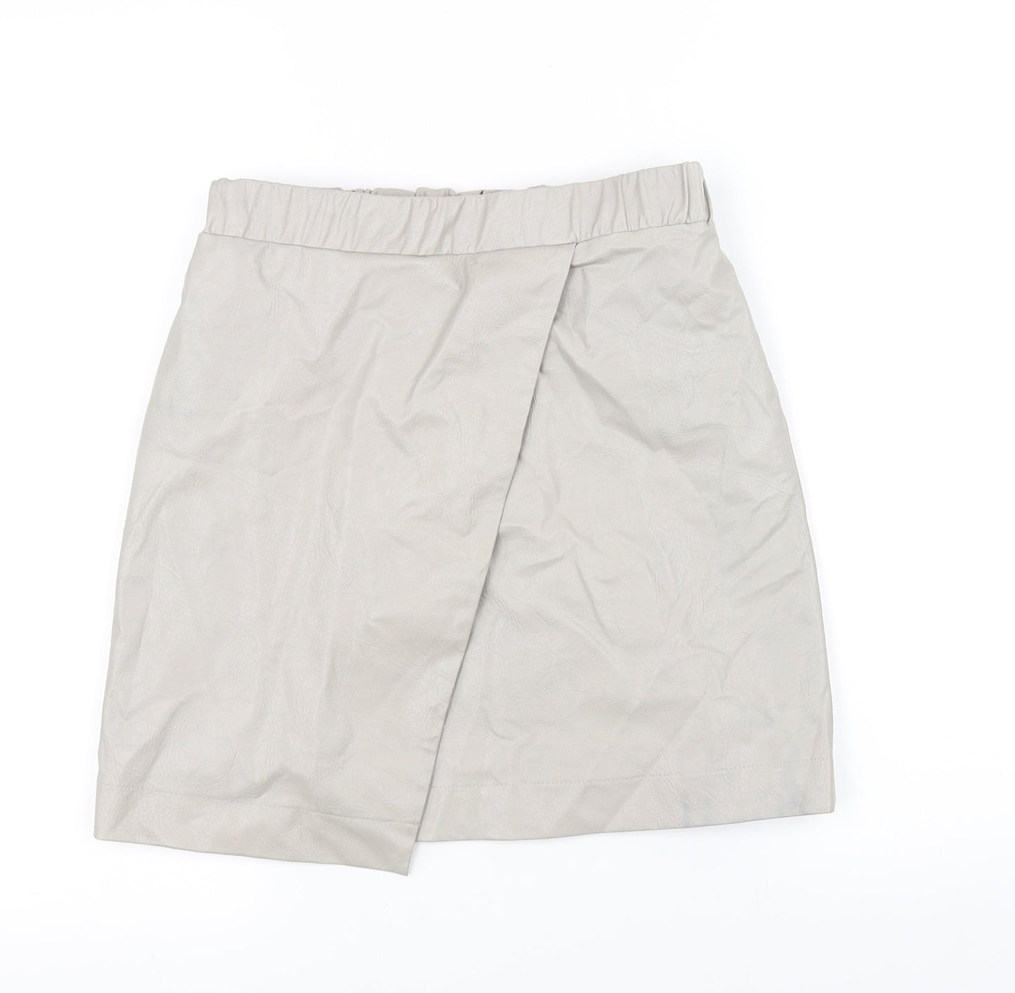 Topshop Womens Beige   A-Line Skirt Size 8