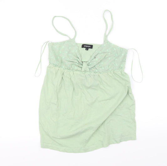Papaya Girls Green   Basic T-Shirt Size 8 Years