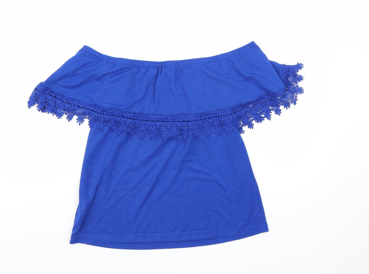 Peacocks Womens Blue   Basic Blouse Size 8