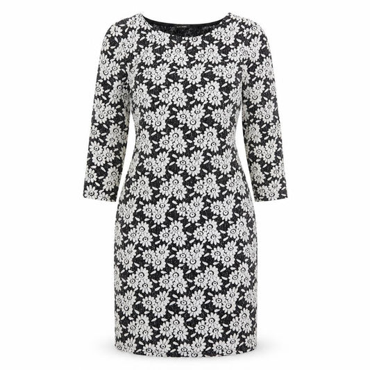 River Island Womens Black Floral  A-Line  Size 8
