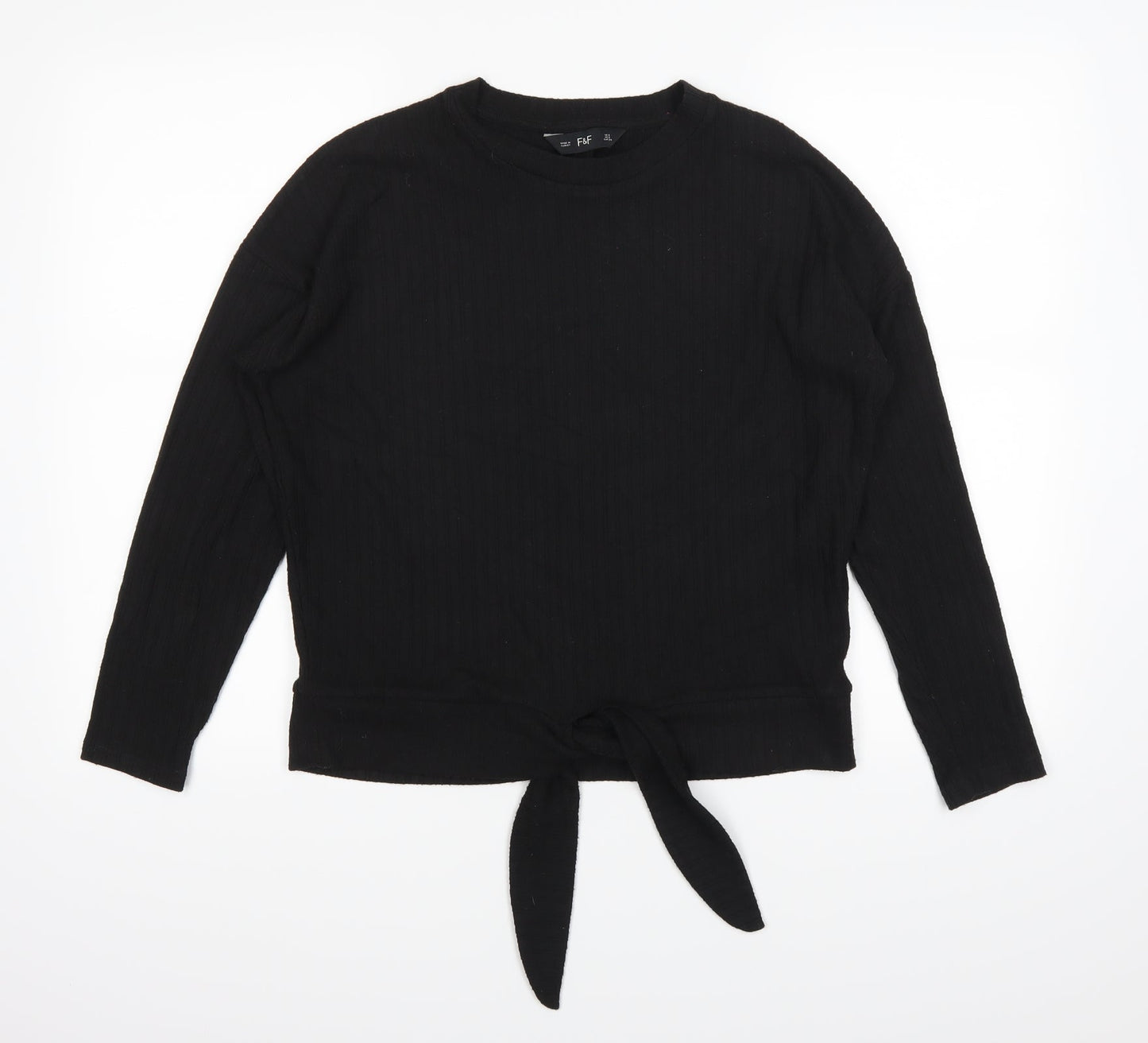F&F Womens Black   Pullover Jumper Size 6