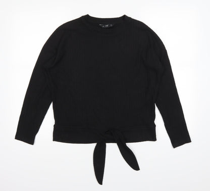 Additional front view of F&F women’s black jumper, size UK 6