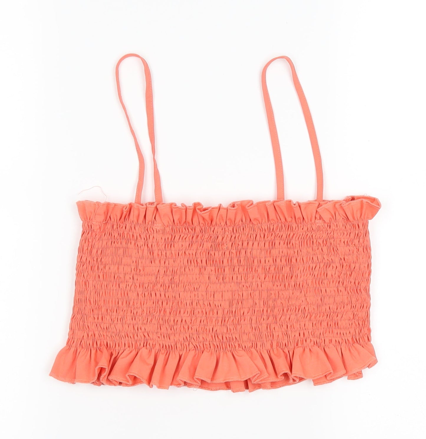 Boohoo Womens Orange   Cropped Tank Size 10