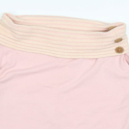 Close-up detail of Select women’s pink jumper, size UK 16
