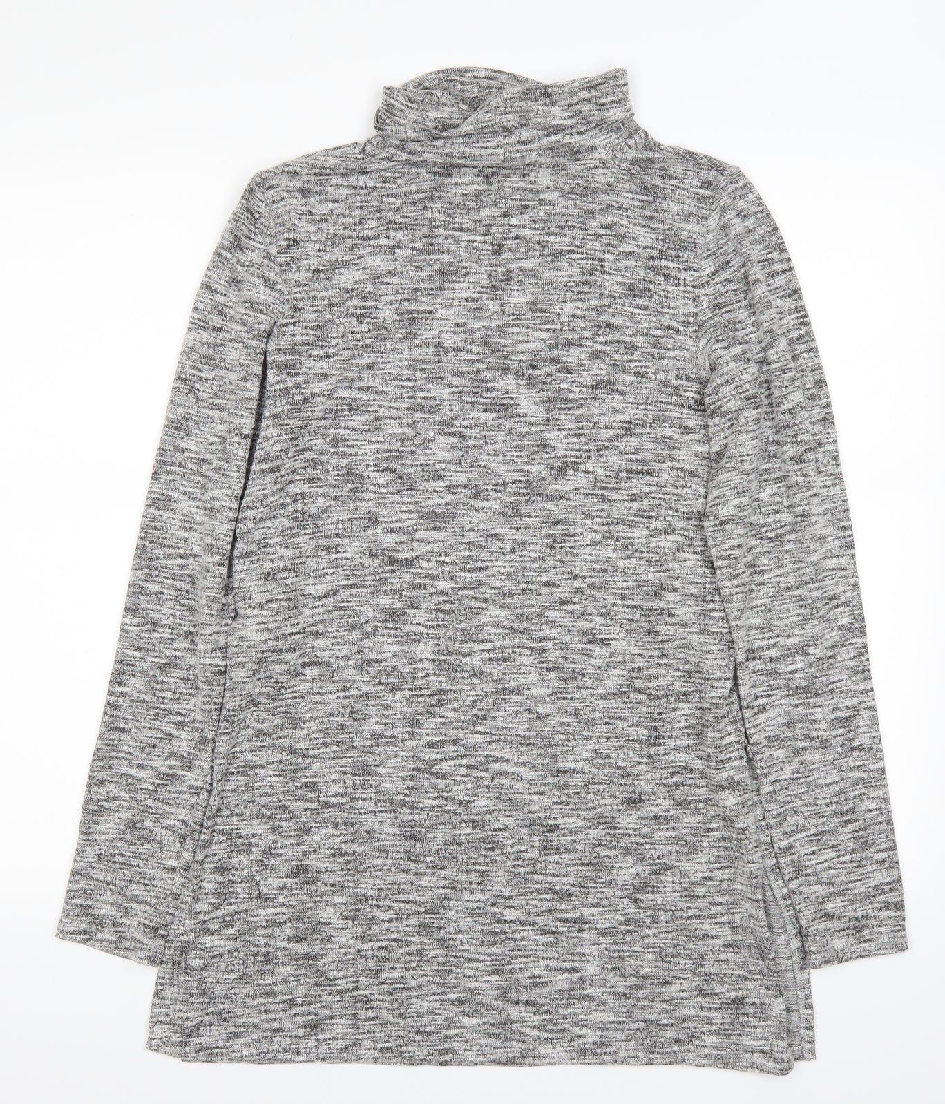 F&F Womens Grey   Pullover Jumper Size 8  - side slits