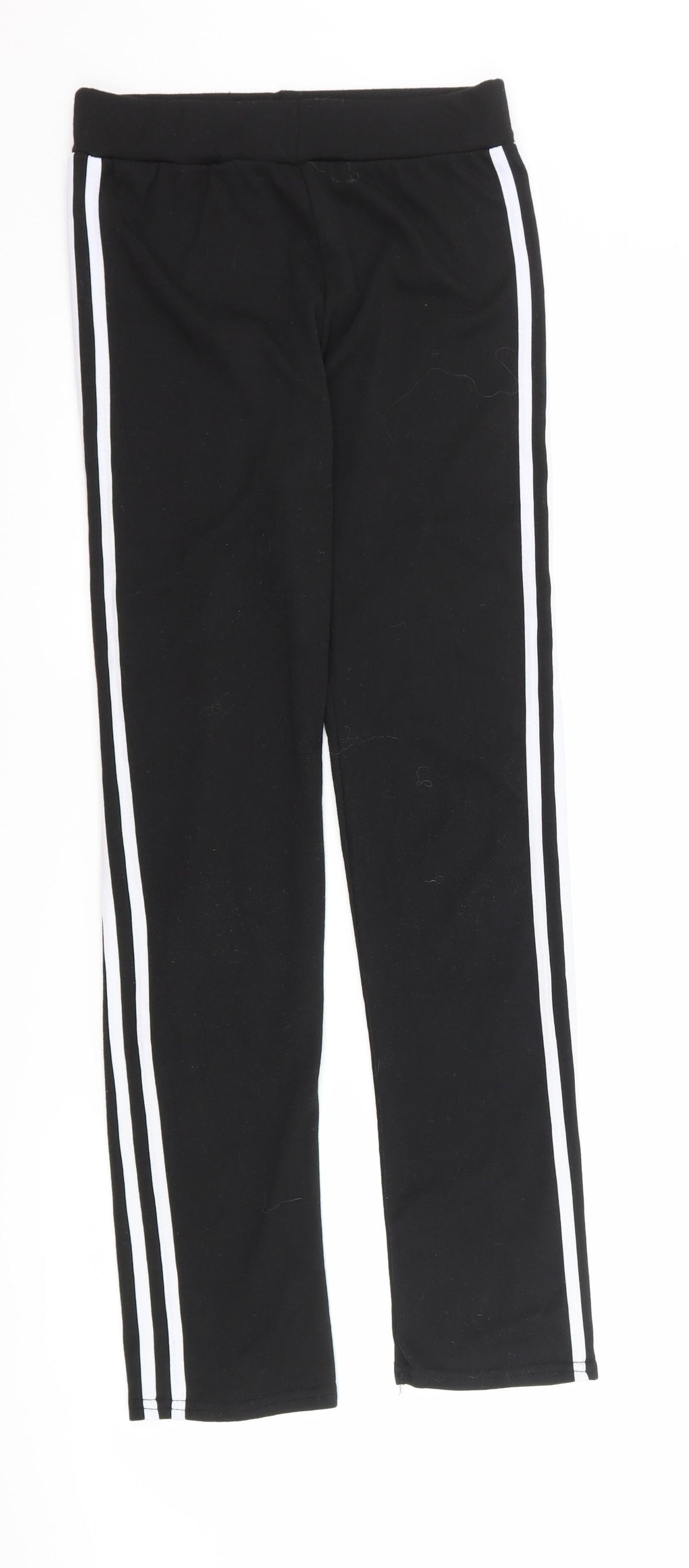 D&A Girls Black   Capri Trousers Size M - leggings