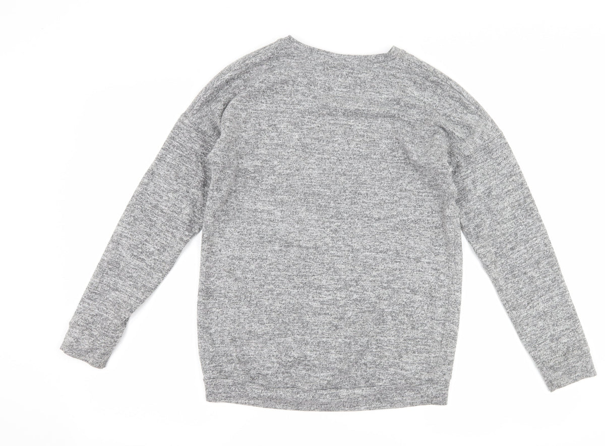 F&F Girls Grey   Pullover Sweatshirt Size 12-13 Years  - Unicorn