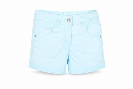 Front view of Avenue girls’ black cargo shorts, size 10, years