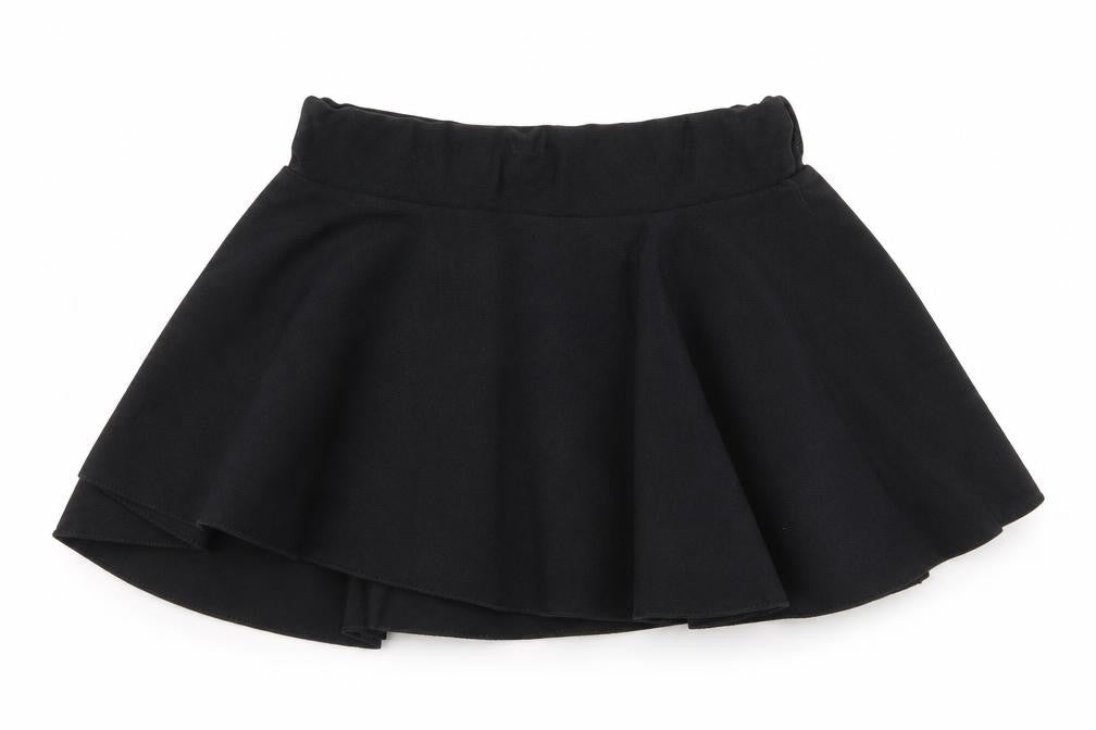Preworn Girls Black   A-Line Skirt Size 7-8 Years