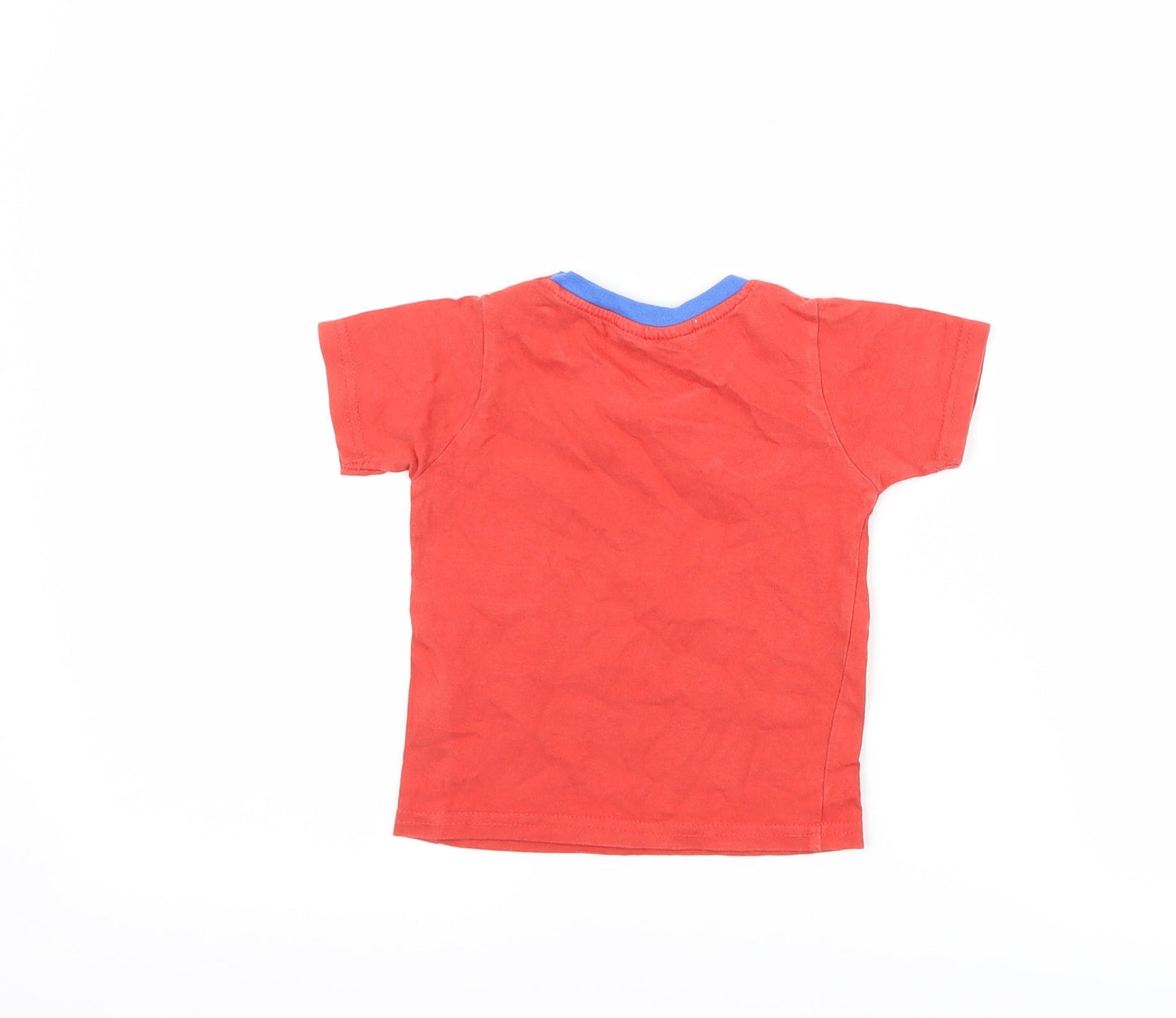 Lily & Jack Boys Red   Basic T-Shirt Size 12-18 Months  - DInosaur
