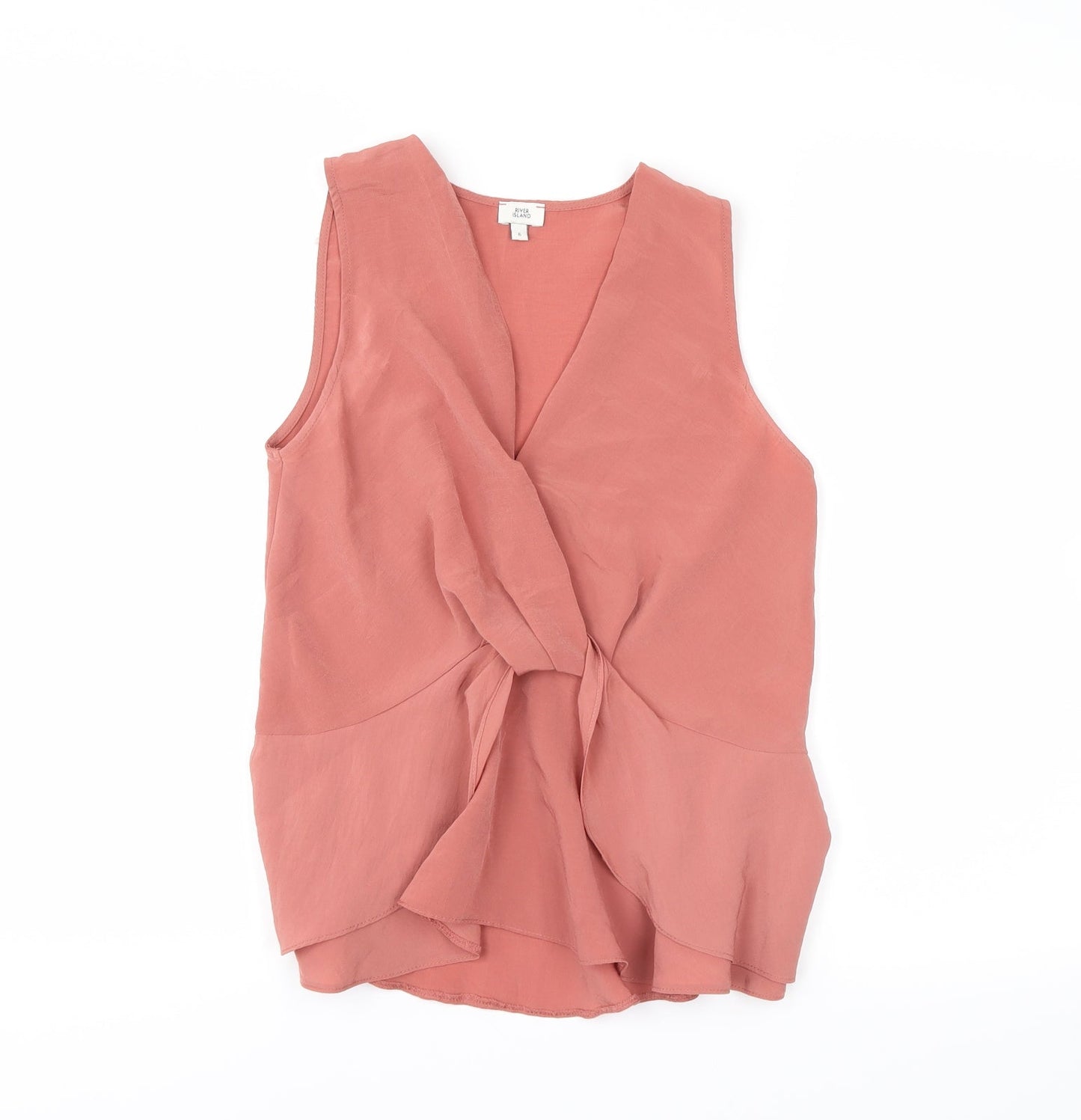 River Island Womens Pink   Basic Tank Size 6