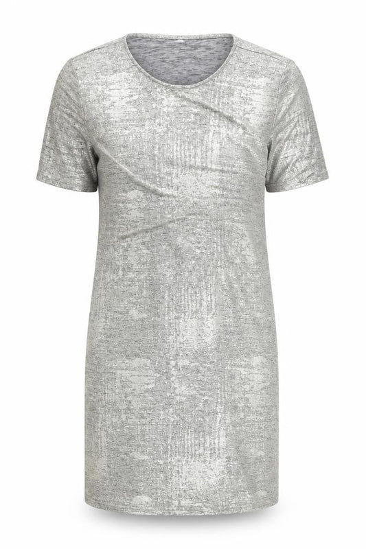 River Island Womens Gold   T-Shirt Dress  Size 8