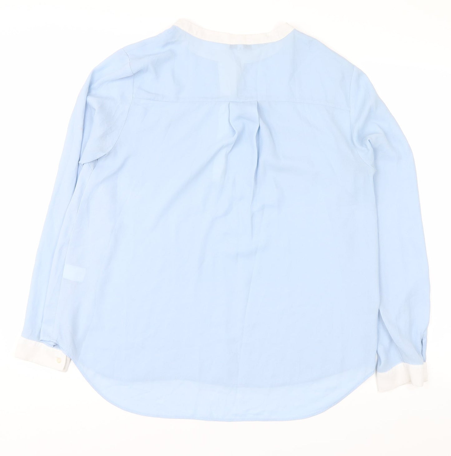 NEXT Womens Blue   Basic Button-Up Size 10