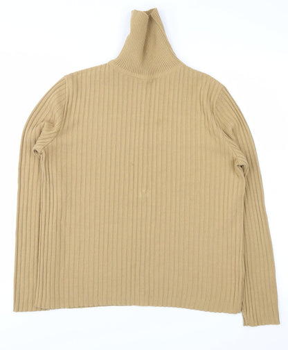 Additional front view of Essentials women’s brown jumper, size UK 18