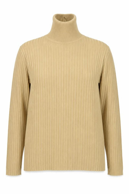 Front view of Essentials women’s brown jumper, size UK 18