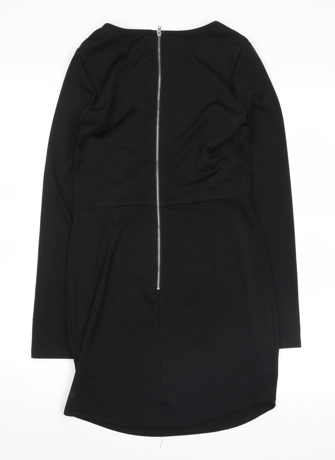 Yoins Womens Black   Shirt Dress  Size 10