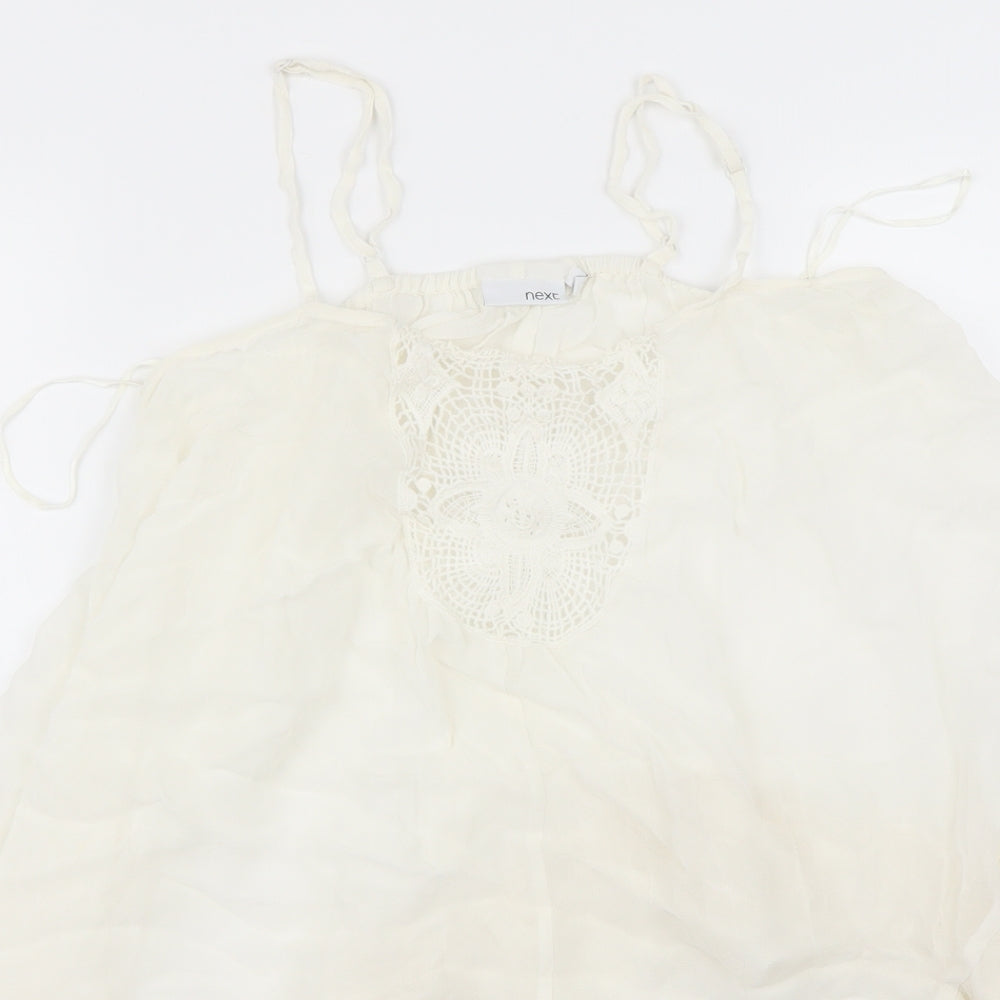 Next  Womens Ivory   Camisole Blouse Size 8