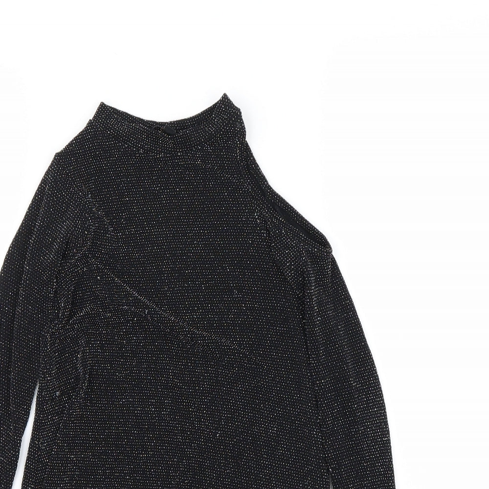Cosmic Kids Girls Black   Basic Blouse Size 7 Years