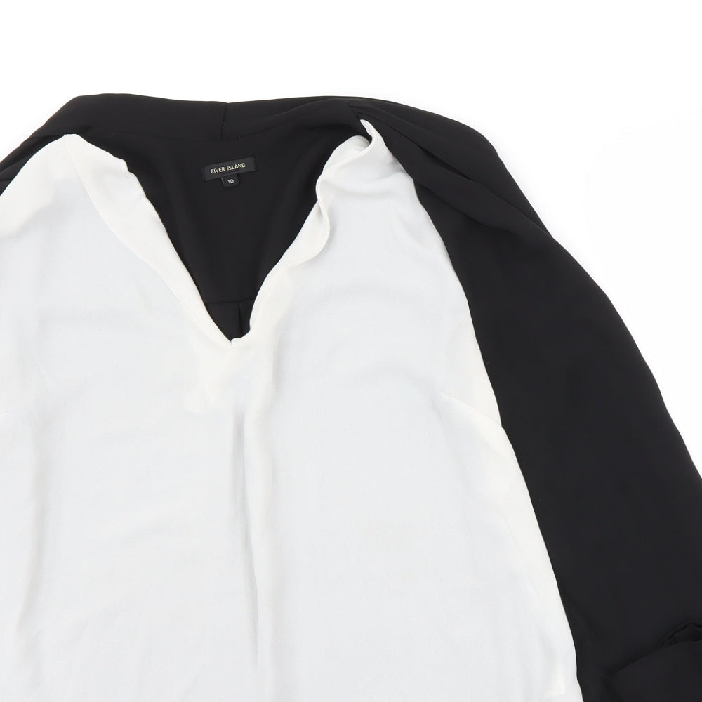 River Island Womens White   Basic Blouse Size 10