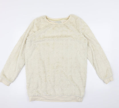 Additional front view of Next women’s ivory jumper, size UK 10