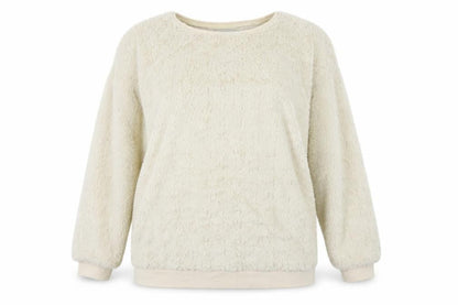 Front view of Next women’s ivory jumper, size UK 10