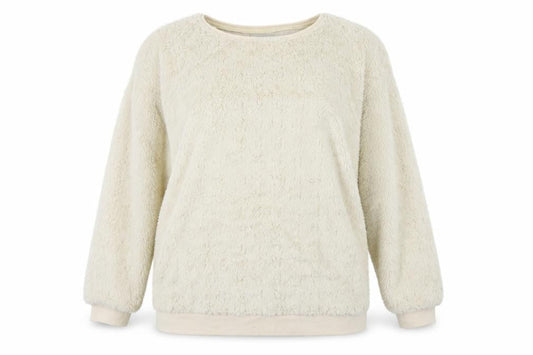 Front view of Next women’s ivory jumper, size UK 10