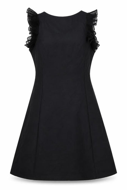 Polmarks Womens Black   Fit & Flare  Size 10