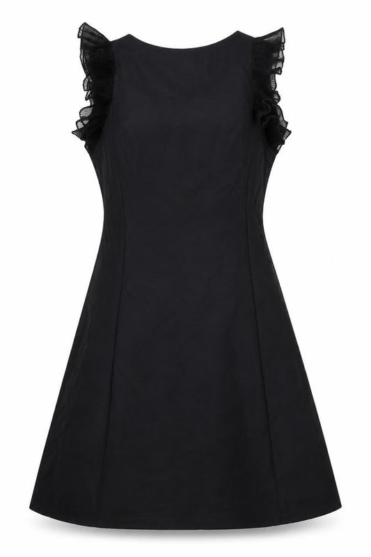 Polmarks Womens Black   Fit & Flare  Size 10