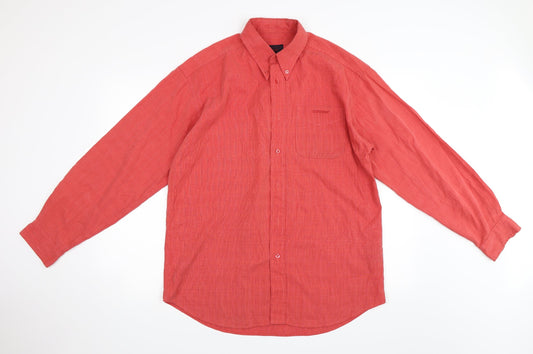 Cooper Mens Pink    Button-Up Size L