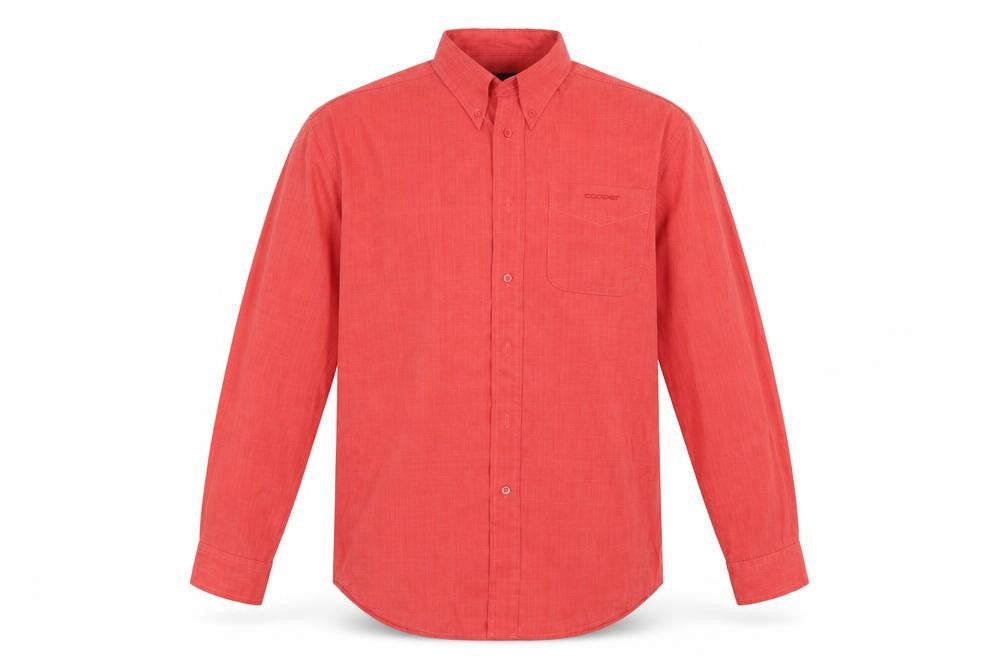 Cooper Mens Pink    Button-Up Size L