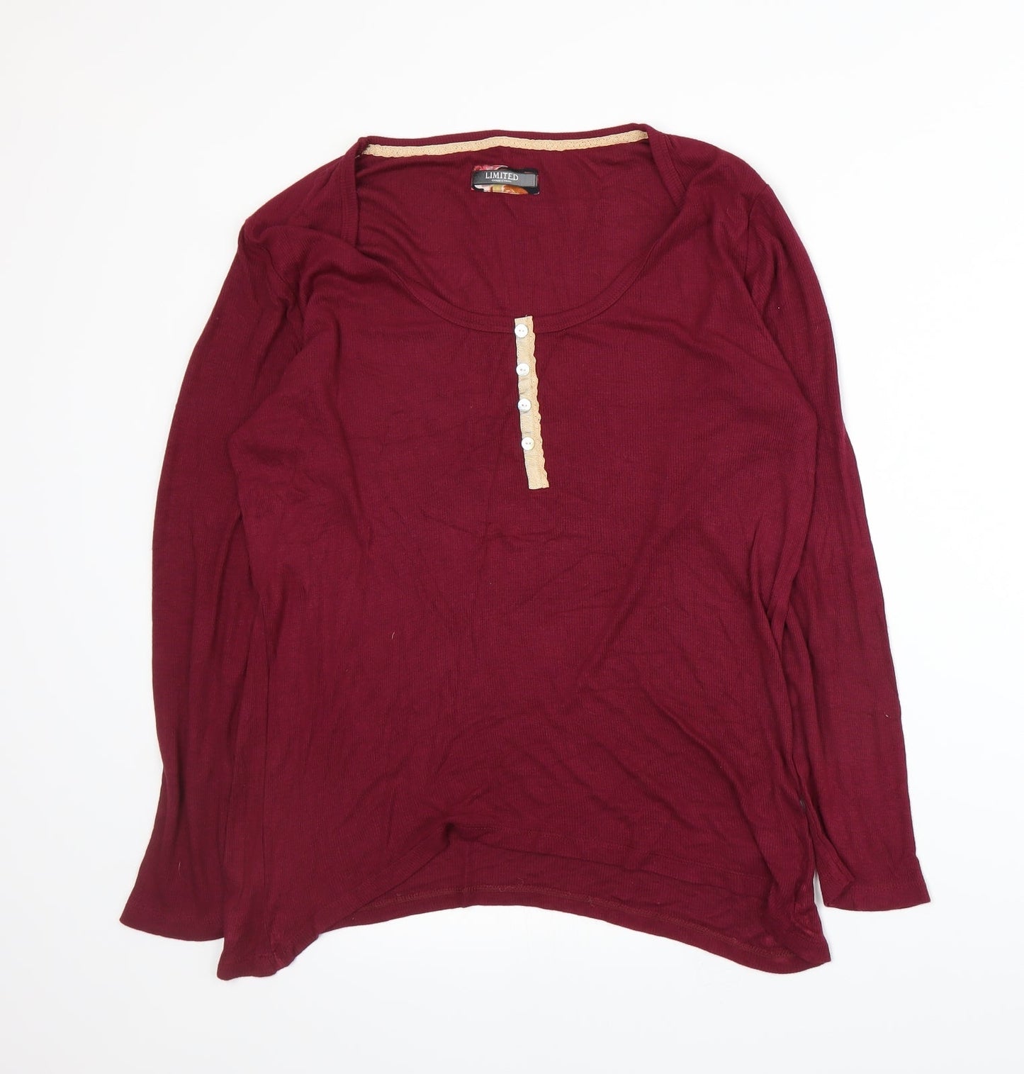 Marks and Spencer Womens Red   Pullover Jumper Size 18