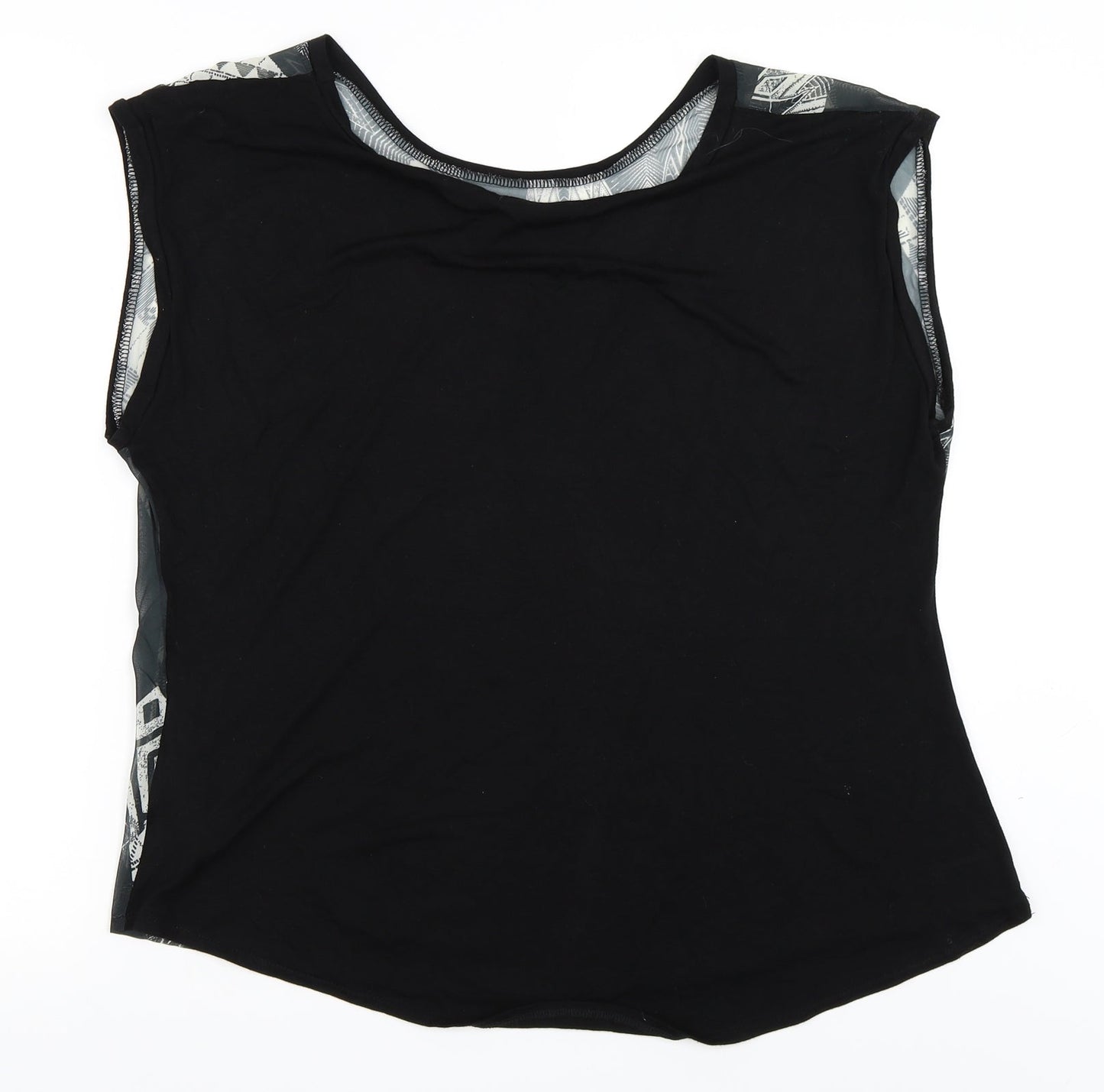 Blonde + Blonde Womens Black   Basic Blouse Size 10