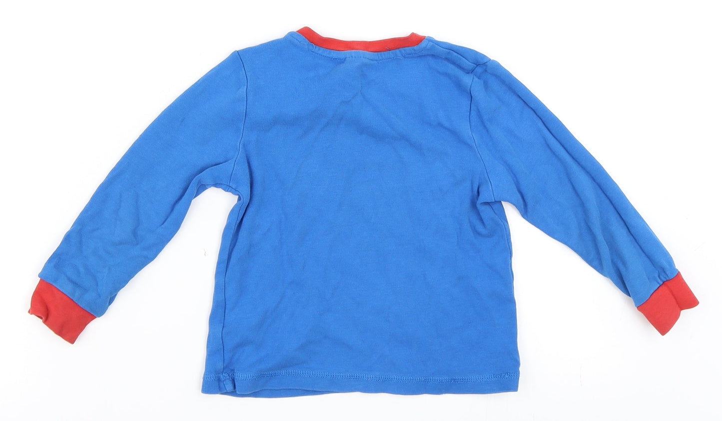 George Boys Blue   Basic T-Shirt Size 2-3 Years