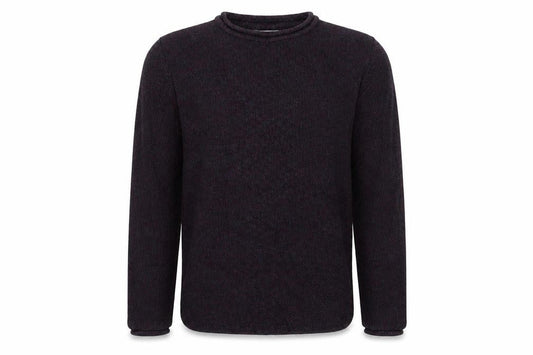 Front view of Cedarwood State men’s purple jumper, size M