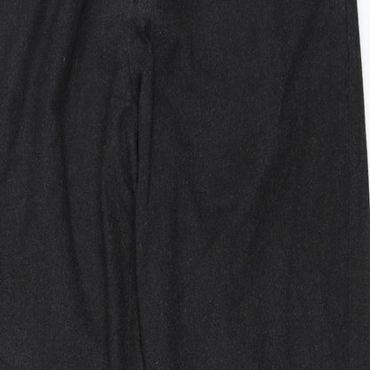Close-up detail of Skopes men’s grey trousers, size 34, in, 32-inch leg