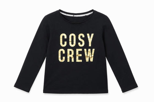 George Girls Black   Basic T-Shirt Size 9-10 Years