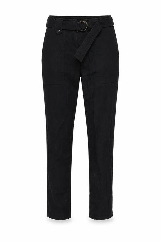 Front view of Dorothy Perkins women’s black denim skinny jeans, size UK 8, 27-inch leg