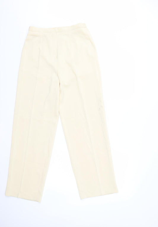 Preworn Womens Ivory   Trousers  Size 14 L29 in